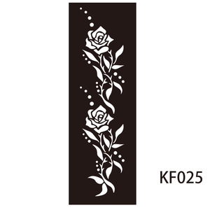 Hollow Henna Temporary <b>Tattoo</b> Stencil Creative Body Art Sticker Waterproof <b>Paper</b> Decal for Wholesale Party Professional Use - Product Image 5