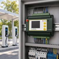 Medidor de Energía Trifásico para Riel DIN, Comunicación Inalámbrica RS485 Modbus RTU GPRS, Monitoreo Inteligente de Energía
