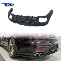 Diffuseur arrière en fibre de carbone véritable pour Porsche Panamera 970.2 2014-2016, protection automobile