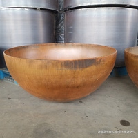 Anneau extérieur de foyer à bois des fournisseurs en gros en acier Corten/anneau de foyer