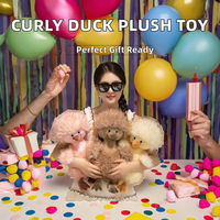 En gros, Poupée lapin Wulala en peluche super douce à poils bouclés, Cadeau d'anniversaire, Poupées en tissu de coton