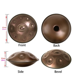 Thành Công đầy màu sắc handpan nhạc cụ bộ gõ thép không gỉ âm nhạc quy mô trống buồng - Product Image 6