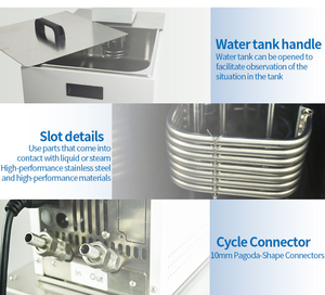 Bain-marie Veidt 5L à écran tactile -20 à 200°C, dispositif de laboratoire à haute et basse température pour usage en laboratoire, refroidissement à basse température - Product Image 6