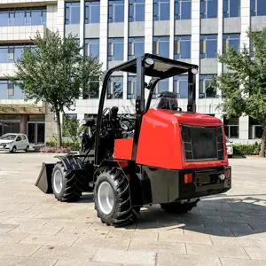 Radlader 유럽 디자인 4WD ce 승인 800kg 저렴한 가격 아방트 미니 로더 프론트 엔드 삽 휠 로더