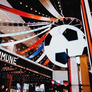 Model Jersey Sepak Bola Tiup untuk Acara Kampus, Promosi dan Dekorasi Mal Bertema Sepak Bola dengan Lampu - Product Image 3