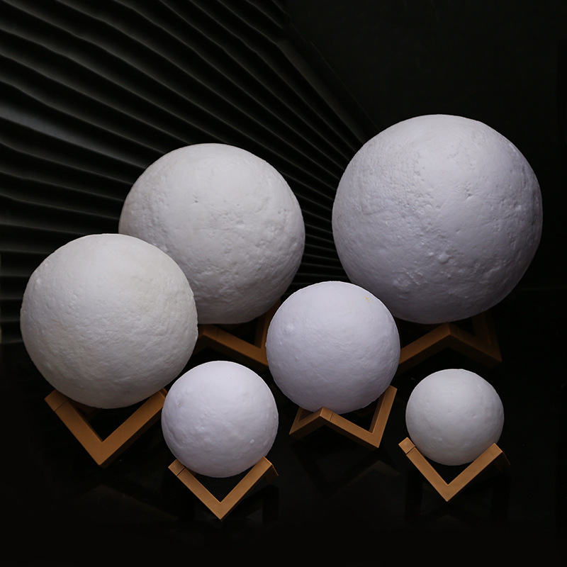 Design LOGO Nightlight Warm 3D DIY Moon Light Lamp Drawing Lighting Fixtures Customized Lamps Night Bedroom Home Decoration