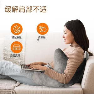 C Shape Shoulder Support Pillow Gray Ergonomic Neck And Shoulder Pain Relief Post Operative Recovery Side Sleeping Pillow - Product Image 3
