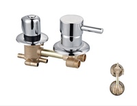 Salle de bain 4 Voies en laiton mélangeur robinets de bain Robinet de Douche Robinet