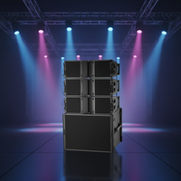 Équipement audio de scène : Système Line Array passif à néodyme, série double 8 voies, enceintes AC Birch, fréquence 50Hz-20KHz, 8 voies