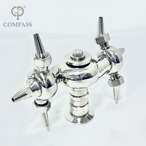 Bolas de Pulverización de Acero Inoxidable SS316L y SS304 de Grado Sanitario, 25.4 mm (1 Pulgada), con Extremo de Abrazadera Triple TC50.5 mm, para la Industria del Gas y Petróleo - Product Image 6
