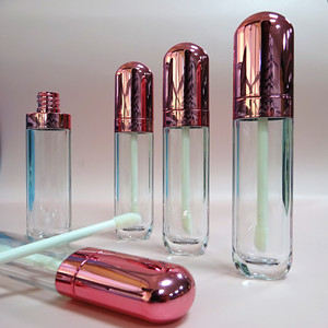 Tubes de brillant à lèvres plats de 5ml, récipient en plastique pour brillant à lèvres avec étiquette privée, vente en gros - Product Image 6