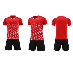 Conjuntos de Uniformes de Fútbol de Secado Rápido al por Mayor, Diseño Retro Transpirable, Uniformes de Equipo de Fútbol - Product Image 2