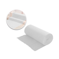 Tapis de protection de sol blanc, matériau adhésif coloré, tissu non tissé aiguilleté, rouleau de feutre