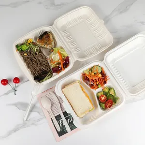 Caja de embalaje de comida rápida para restaurante, contenedor para llevar, contenedores de comida rápida