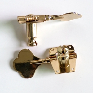 Donlis 1:19 4pcs màu vàng cổ điển Bass Guitar Tuner cho 18mm Máy đầu lỗ chất lượng 4 Chuỗi Bass điều chỉnh phím - Product Image 5