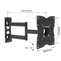 Soporte de Pared para TV LCD/Plasma VESA 200x200 de Alta Calidad, Disponible OEM