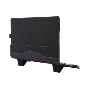 Ventas al por mayor para <span class=keywords><strong>Samsung</strong></span> Galaxy <span class=keywords><strong>Book</strong></span> 3 360 13,3 pulgadas de cuero portátil anticaída funda protectora con soporte (negro) - Product Image 1