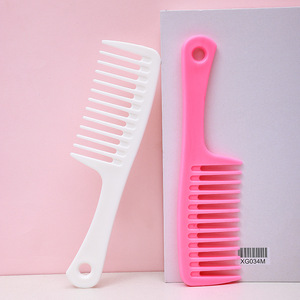 Peigne à dents larges coloré, à grandes dents, résistant aux hautes températures, pour <span class=keywords><strong>cheveux</strong></span> longs, <span class=keywords><strong>cheveux</strong></span> raides, peigne plat - Product Image 2