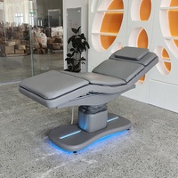 Table de massage électrique de luxe pour cils, mobilier de salon, lit facial réglable conçu spécifiquement pour les salons de beauté