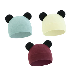 Gorro de Invierno Unisex para Bebé, con Orejeras, Botón y Diseño Jacquard, Tejido de Doble Capa, Cálido - Product Image 3