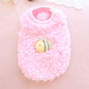 All'ingrosso della fabbrica a buon mercato Pet stampa invernale canotta cane morbido cartone animato vestiti per orsacchiotto molto piccolo cucciolo di cani appena nati - Product Image 1