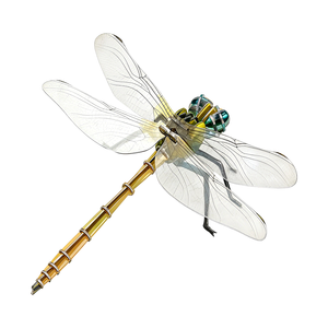 Escultura Transparente de Libélula, Rompecabezas 3D de Lucite, Kit Educativo de Ciencia, Modelo de Insecto Realista para Armar, Regalo, Adorno - Product Image 1