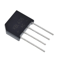 Nouveau KBL406 KBL410 KBL608 KBL610 2A-6A 600V-1000V KBP206 KBP210 KBP307 KBP310 pont redresseur à Diode monophasé