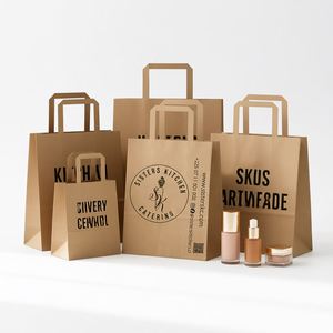 Bolsas de Papel Kraft Resistentes al por Mayor, Bolsas Ecológicas Económicas con Impresión Personalizada - Product Image 3