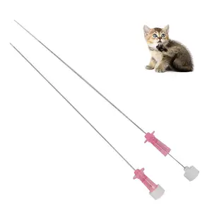 Kateter Air Seni Kucing Tom Cat, Kateter Air Seni Kucing dengan Lubang Samping Stylet Steril
