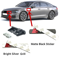 Autocollant 3D en métal pour voiture Audi A3 A4 A5 A6 A7 A8 Q3 Q5 Q7 S Line Sline, autocollant de garde-boue latéral, décalcomanie, logo, emblème, badge, accessoires