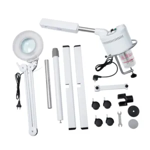 Facial Steamer 2 In 1 Professional Facial Steamer Beauty Salon Item 850W Vapor Facial Steamer With Magnifying LED Lamp