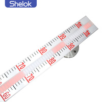 Magnetic Flap Level Indicator with 4-20mA Output SS304 SS316 Flange Connection Water Oil Level Measurement