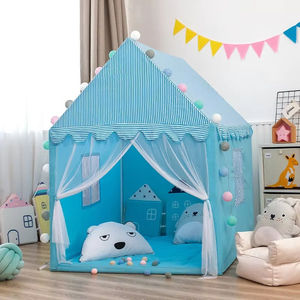 Tente de jeu pour enfants en gros, tente d'intérieur bleue pour bébés, tente de lit pour enfants - Product Image 3