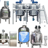 Cuve de réaction et réservoir de réaction en acier inoxydable haute efficacité 300W pour réactions chimiques et mélange de liquides avec alimentation 220V