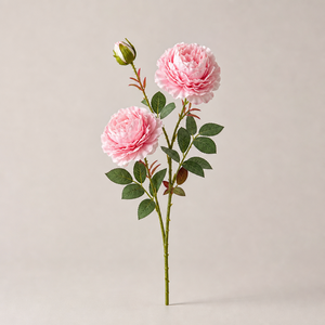 Peonía Artificial al por Mayor, 3 Cabezas, Flor de Seda de 60cm, Realista, para Boda, Graduación, Año Nuevo, Centro de Mesa, Decoración de Jarrones, Venta al por Mayor - Product Image 2