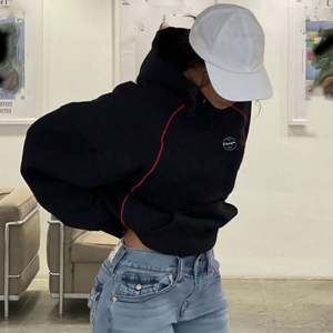 Plus Size Women Hoodies Custom Wholesale Streetwear Fashion 100 Cotton <b>Fleece</b> Stripe <b>Black</b> 400gsm Blank High Quality Hoodies - Product Image 1