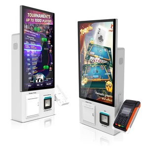 USW Totem comida rápida 21,5 pulgadas interactivo autoservicio pago quiosco pantalla táctil Pos Nfc máquina de pedido automático para restaurantes - Product Image 2