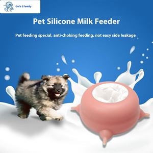 Fabricant d'outil d'alimentation en silicone souple et durable <span class=keywords><strong>anti</strong></span>-étouffement pour animaux de compagnie, <span class=keywords><strong>dispositif</strong></span> d'aspiration de lait maternel réaliste et écologique pour animaux de compagnie - Product Image 2