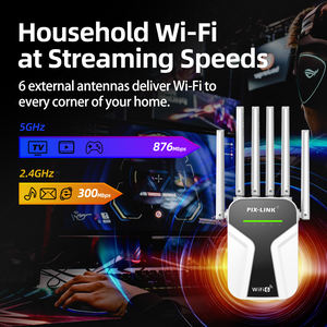 Fabrikneu PIX-LINK Hochwertiger WiFi6 AX1800 Dual-Band Wi-Fi 6 Tragbarer Router Drahtloser Verstärker/Drahtloser Repeater AX28 - Product Image 4