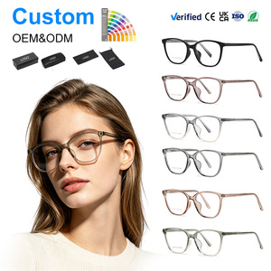 Gafas de Sol Clásicas con Marco Grande TR, Montura Óptica con Bisagras de Resorte, Forma de Ojo de Gato, Cómodas para Hombre y Mujer, Transparentes, a la Moda - Product Image 1