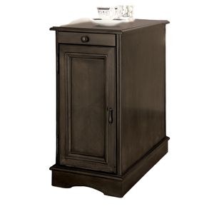 DB Modern Transitional Design 1PC Gray <b>Side</b> Table/Nightstand with Multifunctional Storage USB Outlet <b>for</b> Home <b>Living</b> <b>Room</b> Cabine - Product Image 6