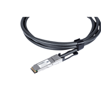 Cable DAC de Cobre QSFP56 de 200G para Actualización de Red de Enlace de Gabinete de Centro de Datos de Computación en la Nube 5G POE de Alta Ancho de Banda y Antiinterferencias