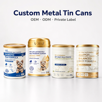 Boîte de conserve pour animaux de compagnie, boîte métallique pour nourriture pour chiens, étanche à l'humidité, pour l'alimentation canine, vente en gros, qualité export, directement de l'usine, sans BPA, scellée