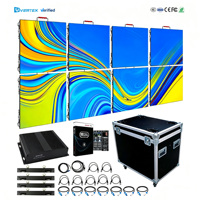 Écran LED publicitaire couleur pleine pour salons et expositions, intérieur/extérieur, étanche, 5500 nits, panneau vidéo LED 500*500mm