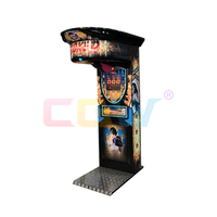 Machine de boxe électronique à monnayeur, jeu de frappe d'arcade, puissance de coup fort, rentabilité élevée, à vendre