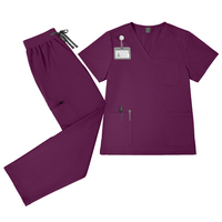 Ensemble d'uniformes médicaux pour femmes 2026 – Tissu doux, extensible, anti-plis – Tenue de travail pour infirmières, médecins et cliniques – Couleurs personnalisables