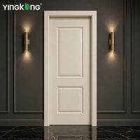 Porte en composite WPC Yingkang, design minimaliste, polymère ignifuge, écologique, pour chambre à coucher, usage résidentiel, qualité assurée, design moderne