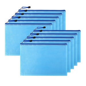 Custom A4 PVC Mesh Zipper Document Bag With Logo <strong>File</strong> <strong>Folder</strong> <strong>Holder</strong> for Office &amp; Home Organization Conference <strong>Folder</strong> - Product Image 2