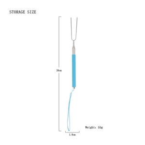Bán buôn thép không gỉ Kính thiên văn BBQ <span class=keywords><strong>Marshmallow</strong></span> rang ngã ba nối dài cắm trại ngoài trời - Product Image 5