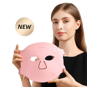 Máscara de terapia de luz roja de 510K para el cuidado de la piel, máscara facial Led, equipo de salón de luz infrarroja de China - Product Image 3